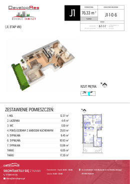 Mieszkanie nr 6 w budynku J1