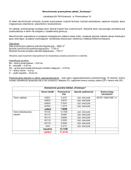 Informacja o nieruchomosci Krotoszyn - e