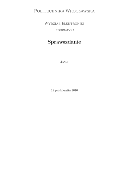 Politechnika Wrocªawska