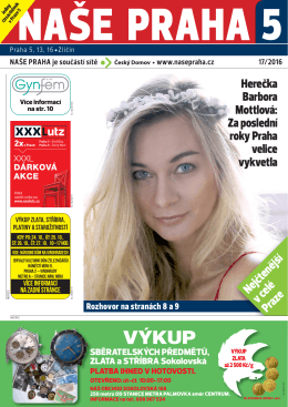 v&yacute;kup - Na&scaron;e Praha 5