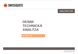 denní technická analýza