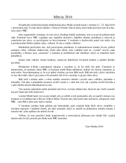 M&Iacute;R&Aacute;K 2016