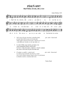 Finale 2005a - [0597 2.8. - DEZ 681 Buď Bohu sl&aacute;va, d&iacute;k i čest.MUS]