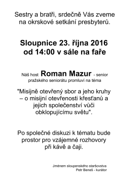 Cel&aacute; pozv&aacute;nka zde.