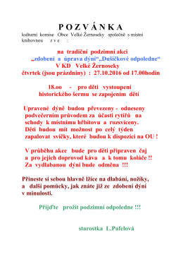 Du&scaron;ičkov&eacute; odpoledne