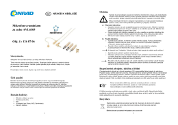 Mikrofon s ram&iacute;nkem za ucho AVL6305 Obj. č.: 126 87 06