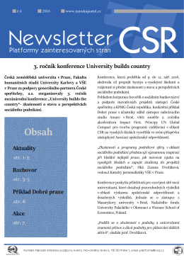 3. ročn&iacute;k konference University builds country