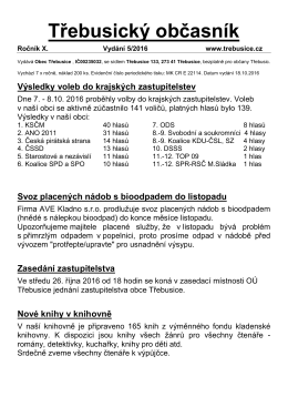 Třebusický občasník 5/16