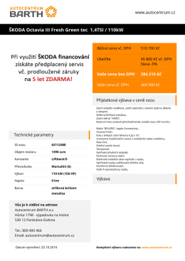 Uložit jako pdf - Autocentrum BARTH as