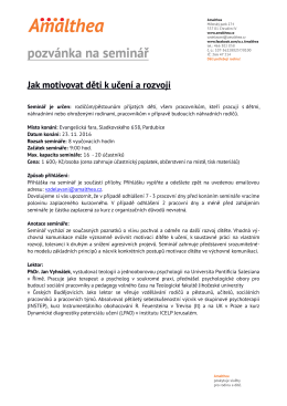 Jak motivovat děti k učení a rozvoji