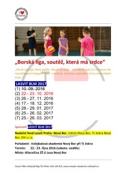 2. kolo LASVIT BLM 2017