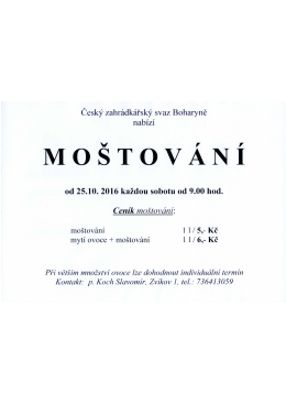 Moštovnání