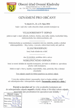 Page 1 = Obecní úřad Ovesné Kladruby