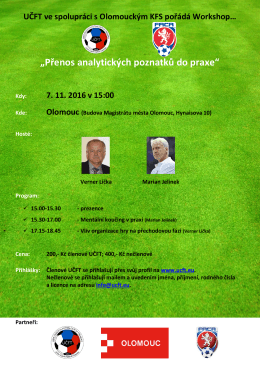 „Přenos analytických poznatků do praxe“