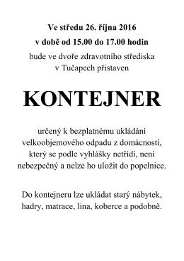 Velkoobjemový kontejner