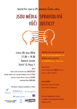 spravedlivá justici? jsou média vůči