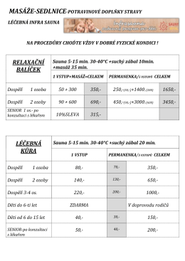 Cen&iacute;k relaxačn&iacute; bal&iacute;čky