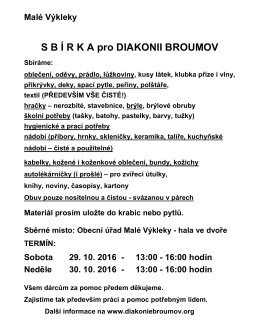 Mal&eacute; V&yacute;kleky