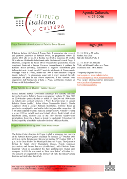 Concerto del Fabrizio Bosso quarte - Istituto Di Cultura