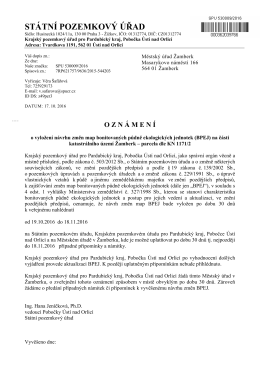 ST&Aacute;TN&Iacute; POZEMKOV&Yacute; &Uacute;ŘAD