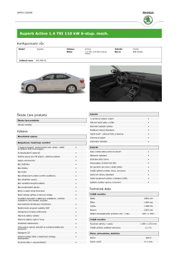 Superb Active 1.4 TSI 110 kW 6-stup. mech.