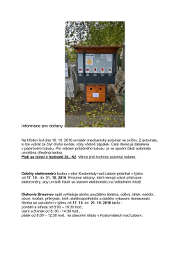 hlášení na web.- rozhlasové hlášení 17.10