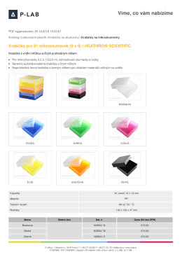 V&iacute;me, co v&aacute;m nab&iacute;z&iacute;me - P