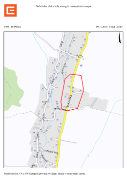 Mapa Velké Losiny 161110