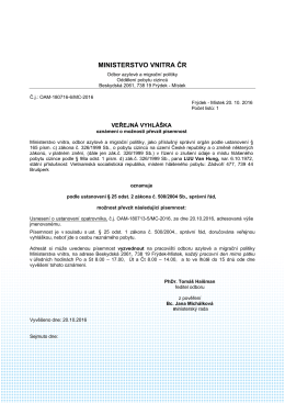 vv opatrovník LUU Van Hung - Ministerstvo vnitra České republiky