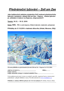 informace + přihl&aacute;&scaron;ka