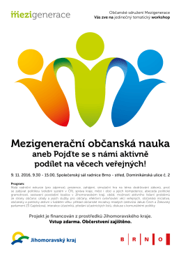 Mezigeneračn&iacute; občansk&aacute; nauka