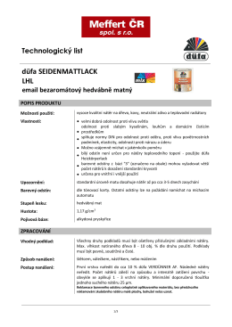 Technologick&yacute; list