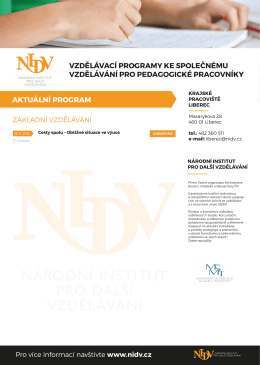 programy ke společn&eacute;mu vzděl&aacute;v&aacute;n&iacute;