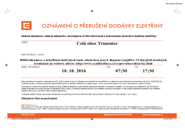 Cel&aacute; obec Truzenice