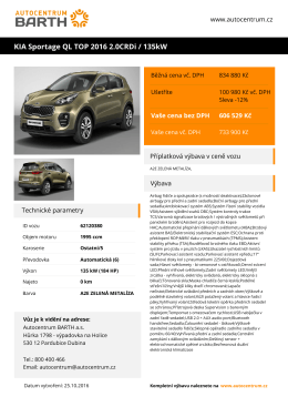 KIA Sportage QL TOP 2016 2.0CRDi / 135kW