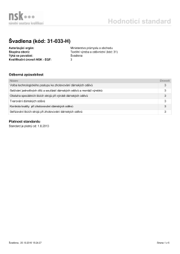 Hodnotic&iacute; standard