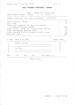 Výsledky voleb do Senátu Parlamentu ČR - 2. kolo