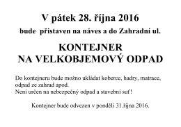 Velkoobjemový odpad