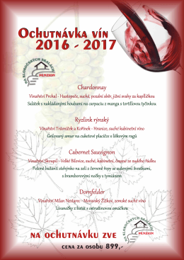 Ochutn&aacute;vka v&iacute;n 2016 - 2017 Ochutn&aacute;vka v&iacute;n 2016