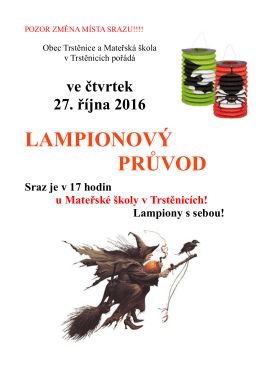 Lampionový průvod