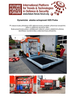 Dynamická ukázka schopností HZS Praha