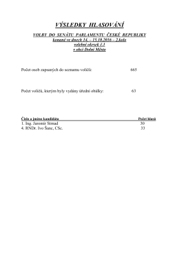 2. kolo - Doln&iacute; Město