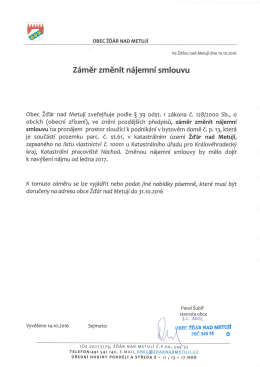 Záměr