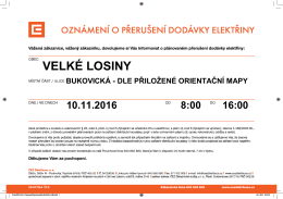 Leták Velké Losiny 161110