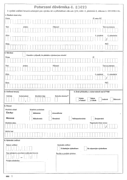 Page 1 Potvrzen&iacute; důvěrn&iacute;ka č. 83499 k vyd&aacute;n&iacute; ověřen&iacute; hroznů