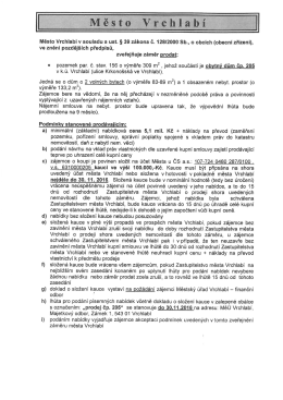 Nabídka na prodej pozemku p.č.st. 156, vč. domu čp. 205