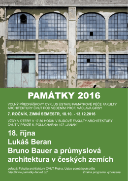 PAMÁTKY 2016