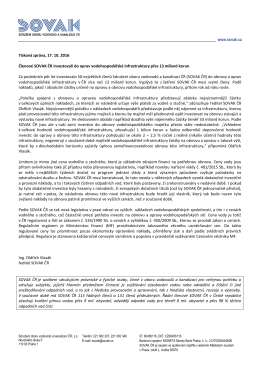 TK SOVAK ČR - říjen 2016