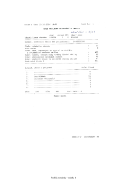 2. kolo - Obec Roudn&aacute;