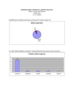 Statistick&eacute; &uacute;daje